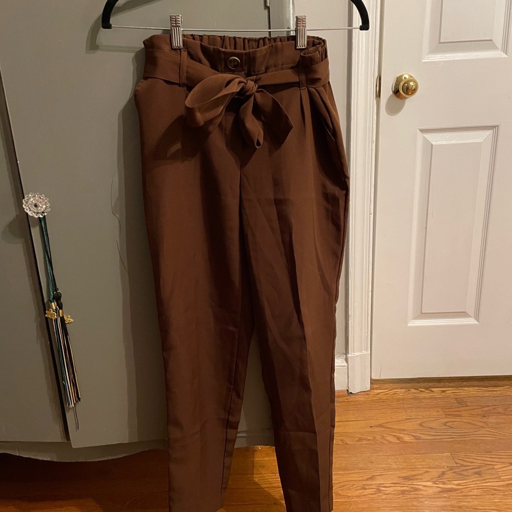 Marshalls Brown High-Waisted Pants